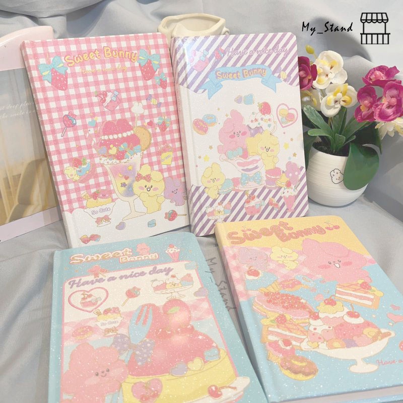 

Buku Diary Sweet Bunny Notebook Kelinci Jurnal Harian Full Color Scrapbook A5 Karakter Kartun Animasi Lucu Berwarna Journaling Unik Journal Bisa COD
