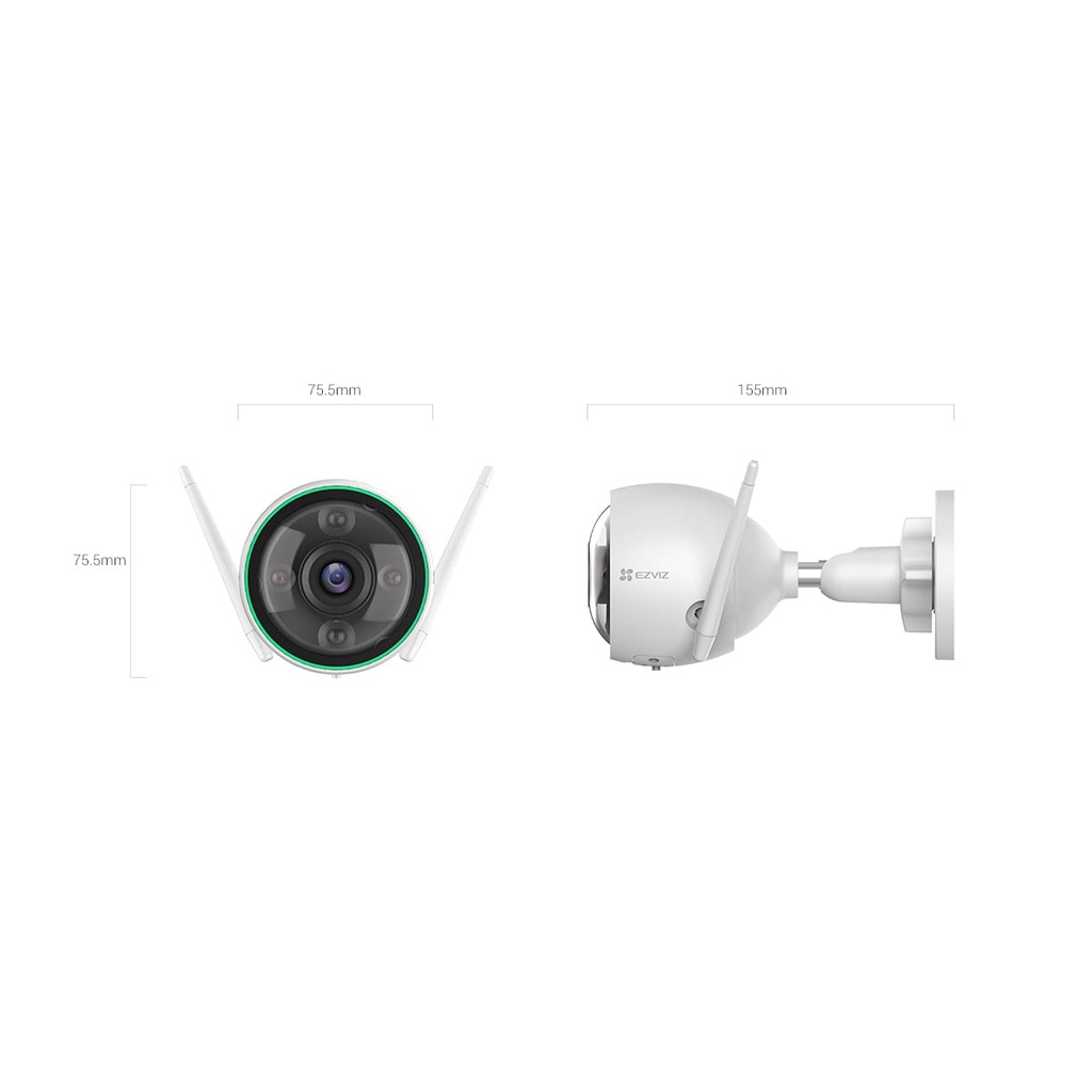 Camera Ezvis C3N 1080P Full HD Smart Wifi Outdoor 2MP - IP Camera