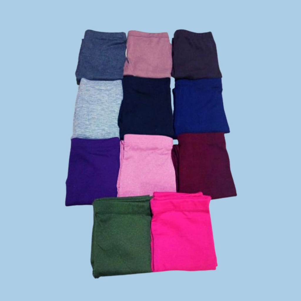 Legging Polos Anak Perempuan Bahan Kaos Rayon