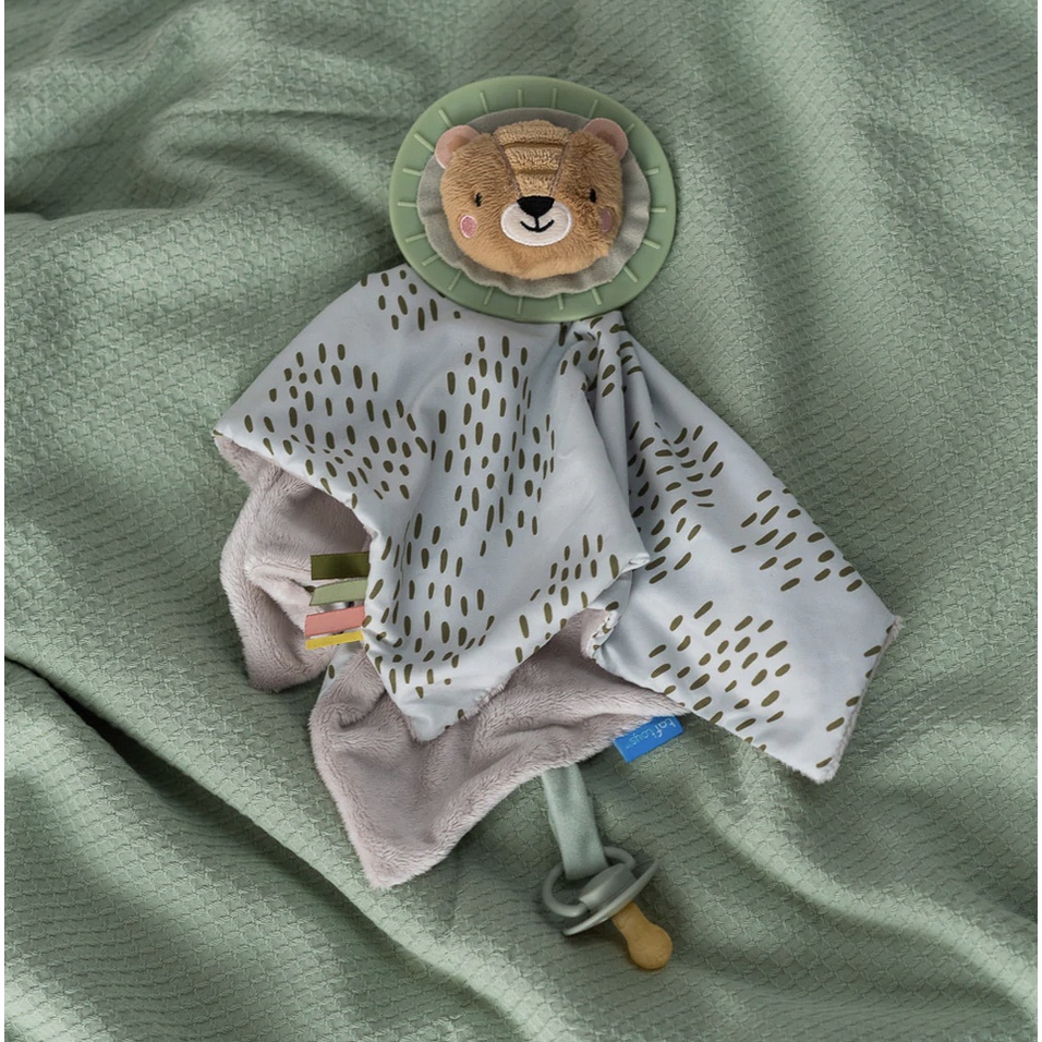 Taf Toys Harry The Lion Blankie - Selimut Rattle Anak Bayi Soft Baby Security Soothing Kain Blanket Blanket