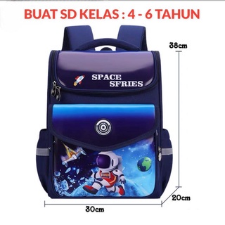 SMARTGIRL TAS RANSEL ANAK SEKOLAH IMPORT TAHAN AIR / TAS TABUNG #00370 SD