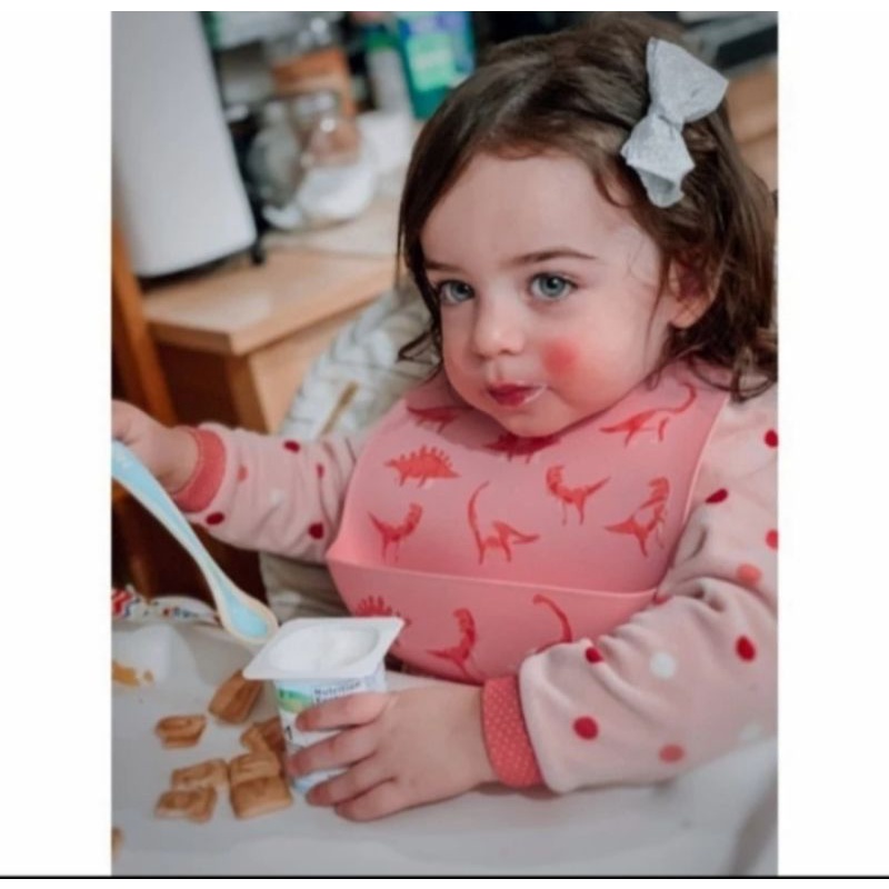 Nuby Silicone Bib - Mugu Bib Silikon - Celemek Makan Bayi