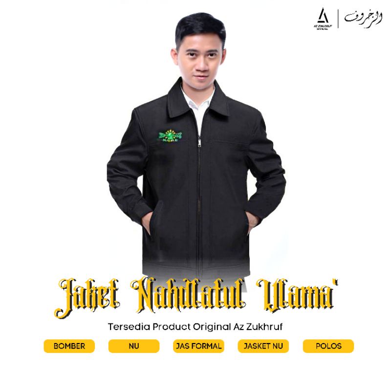 Jasket NU / Jaket Nahdlatul Ulama' / Jaket NU Pria / Wanita Termurah Original Az ZUkhruf