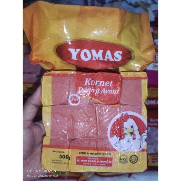 

Yomas kornet ayam 500gr