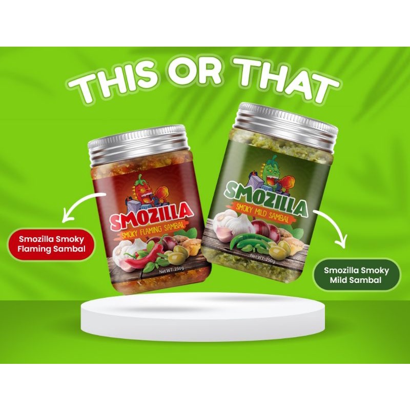 

Smozilla Sambal Asap Diet dengan Olive Oil