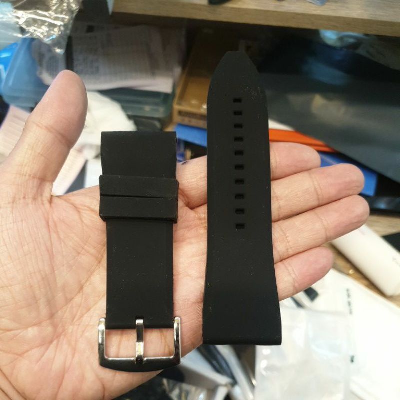 Tali strap jam tangan rubber silicon silikon kwalitas bagus 30mm 30 mm 28mm 28 mm 26mm 26 mm 24mm 24 mm 22mm 22 mm