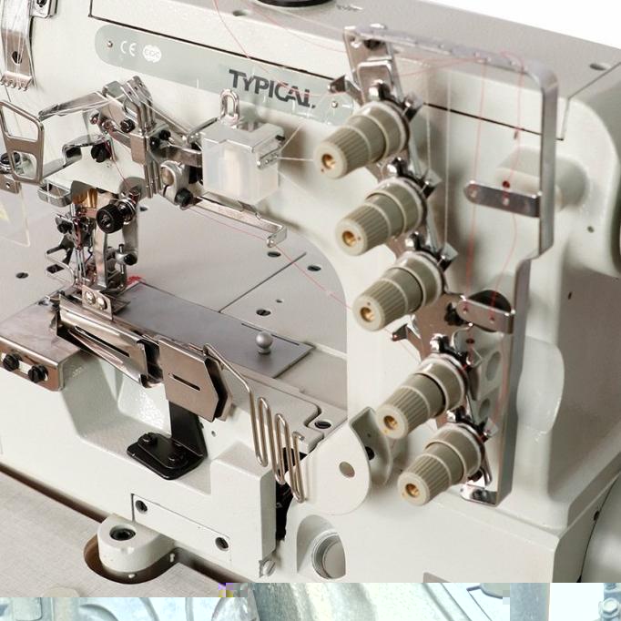 Typical GK31500 Mesin Kamput Kaos Industrial Overdeck Bis Corong