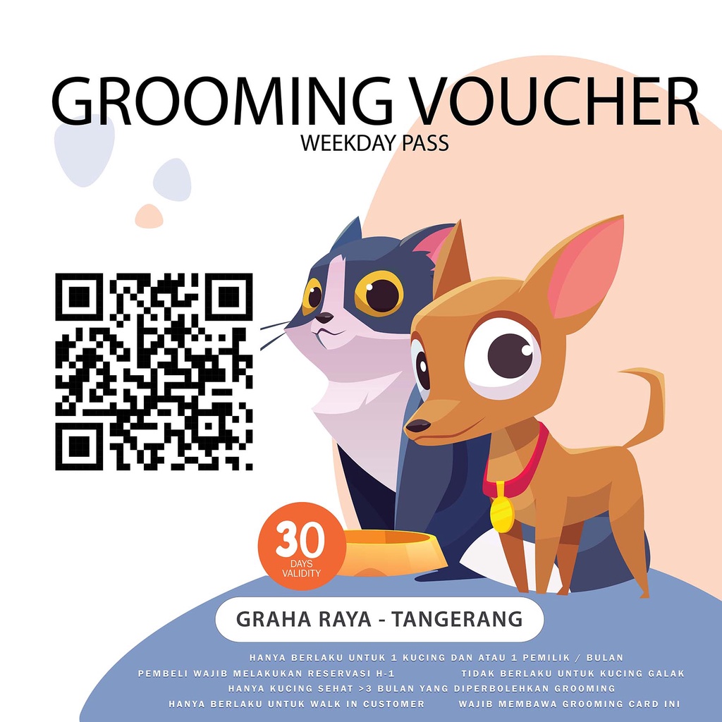 GROOMING VOUCHER @GWEN PETSHOP