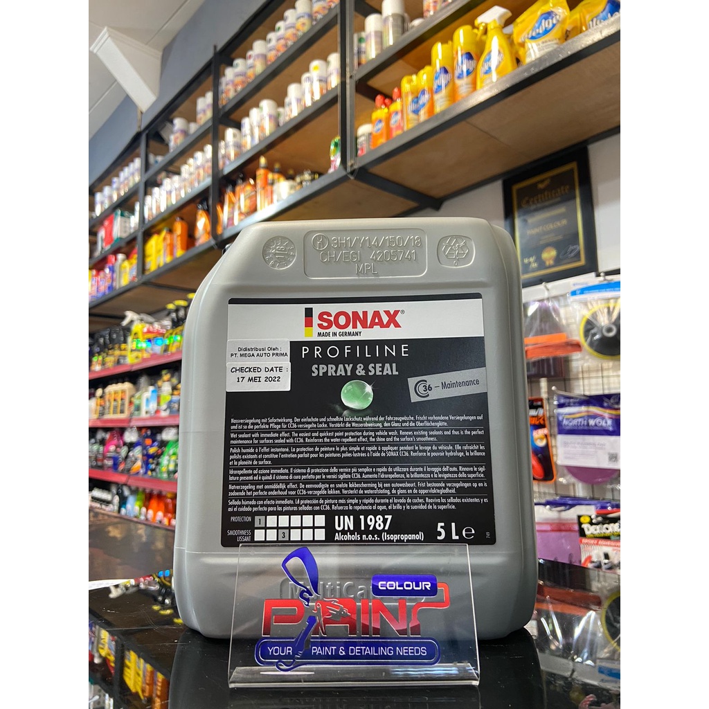 SONAX Profiline SPRAY &amp; SEAL 243-500 Galon 5L Wet Sealant