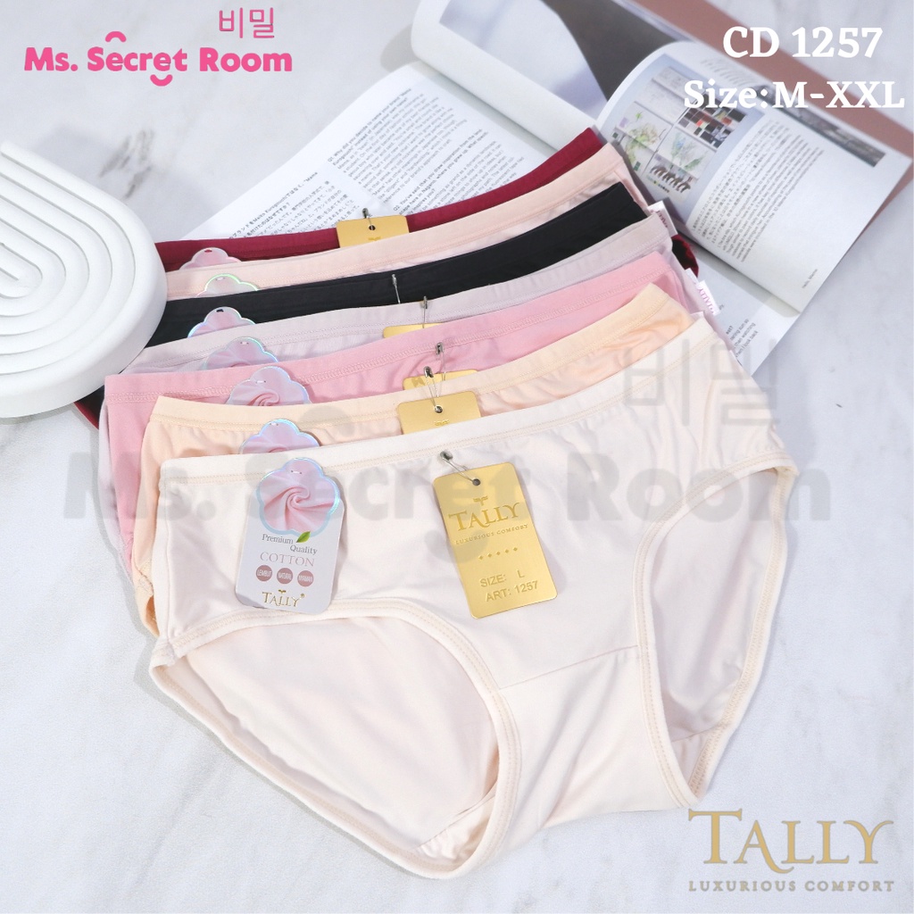 TALLY CD CELANA DALAM 1257 | BAHAN KATUN | LOW WAIST | M - XXL |
