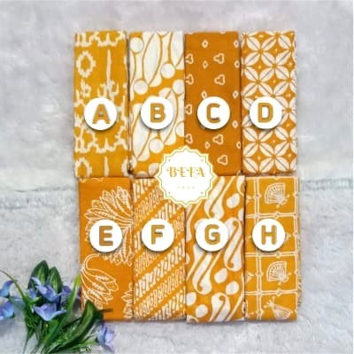 Batik Batik Cap Garutan Kuning