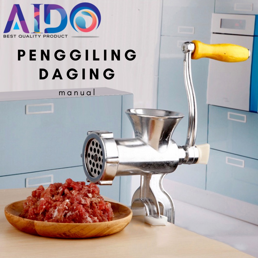 Alat Penggiling Gilingan Daging 8712 Meat Mincer Manual Besi Gilingan Daging Alat Penggiling Meat Mincer Nomor 12