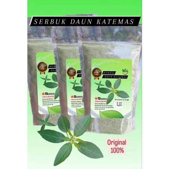 

Serbuk Daun KATE MAS /daun katems 100 gram /serbuk daun sena