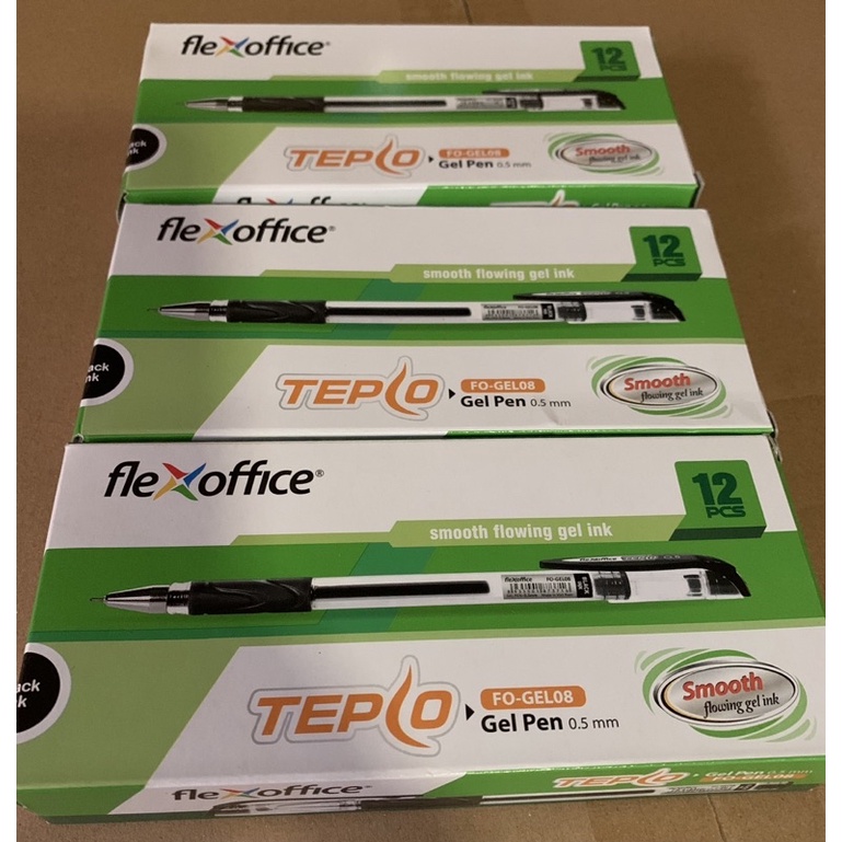 

Pulpen / Bolpen Flexoffice Teplo Gel Pen 0,5mm *HARGA PER PCS*