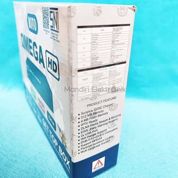 Set Top Box (STB) TV Digital DVB T-2 STB IOTO OMEGA - 4 MB STB Omega IOTO