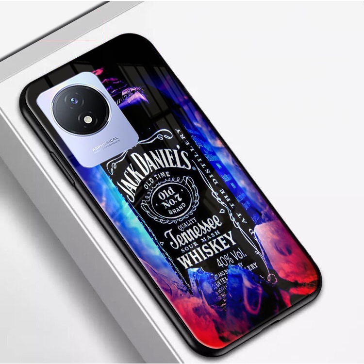 (Q36) Softcase Vivo Y02 - Softcase Kaca Vivo Y02 - Case Aesthetic Vivo Y02 - Case keren Vivo Y02 - C