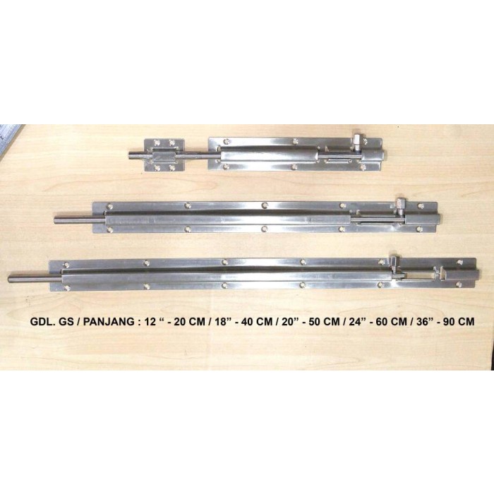 Grendel Grendel Pintu 50 Cm / Slot Pintu