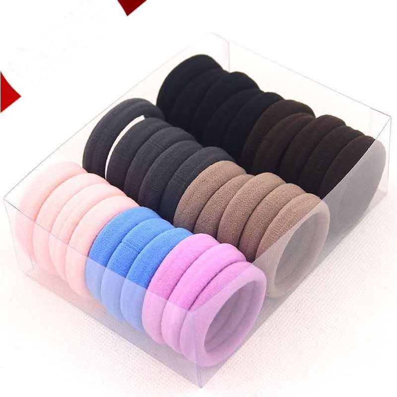 ⭐️𝐈𝐇𝐒 𝟐𝟎𝟓 𝐋𝐚𝐦𝐩𝐮𝐧𝐠⭐️Ikat Rambut Korea Polos Tebal Karet Rambut Kunciran Rambut Hair Ring Lady Hair Elastic