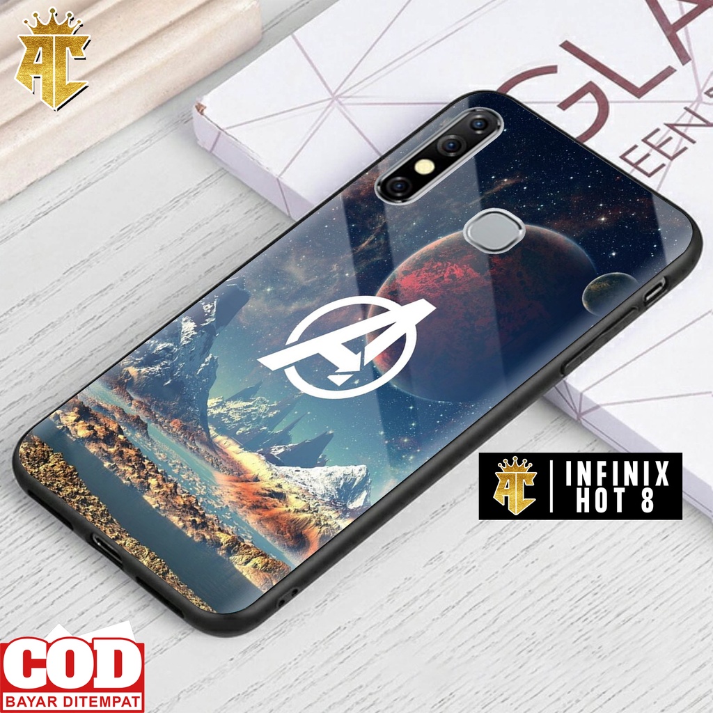 Case INFINIX HOT 8 - Casing INFINIX HOT 8 Terbaru 2022 AERO CASE [ MOTIF AVG ] Silikon INFINIX HOT 8