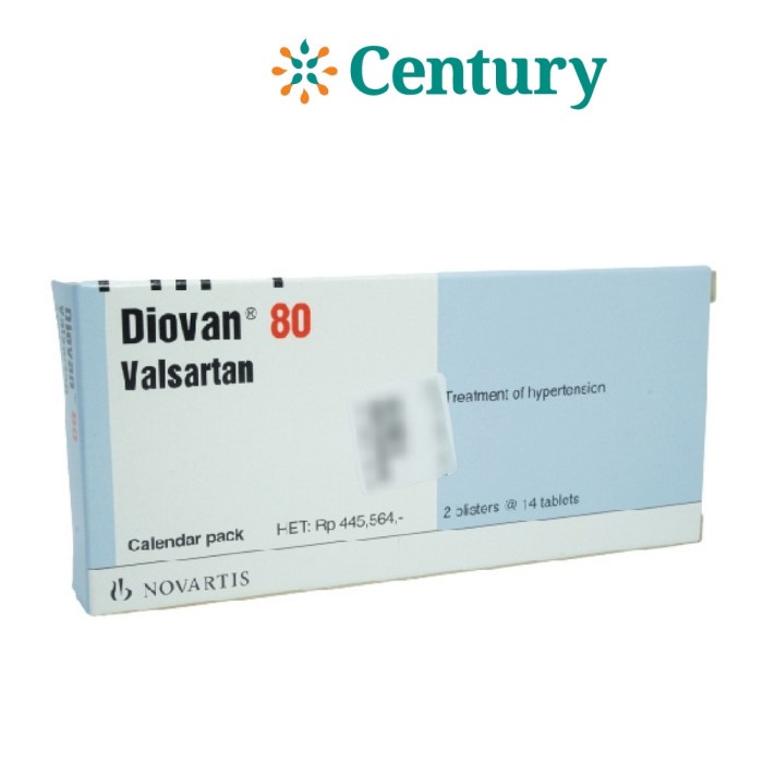DIOVAN 80 MG 1 BLISTER @ 14 TABLET SALUT SELAPUT