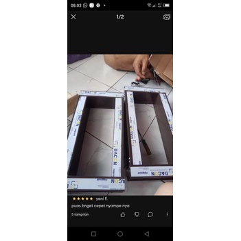 lubang angin angin almunium 3inc ukuran 30x70, 20x50, 15x160, dan bermacam macam ukuran/lubang angin