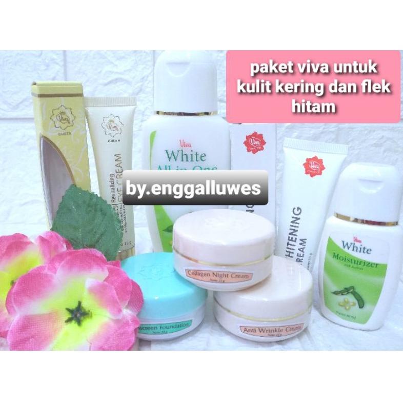 [PRODUK VSZOI] Paket viva|paket skincare viva untuk kulit kering dan flek hitam (sunscreen diganti s