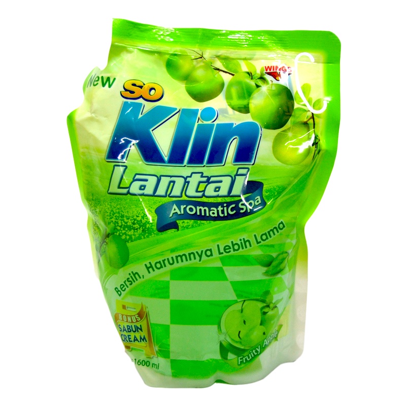 So Klin Pembersih Lantai Apple Refill 1.6