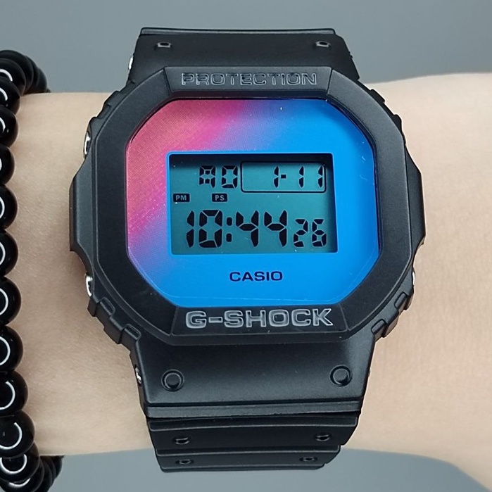 G-SHOCK DW-5600 DW-5600SR-1 SHADES OF RAINBOW SRS POWER SAVE/AUTO LIGHT FUNCTION
