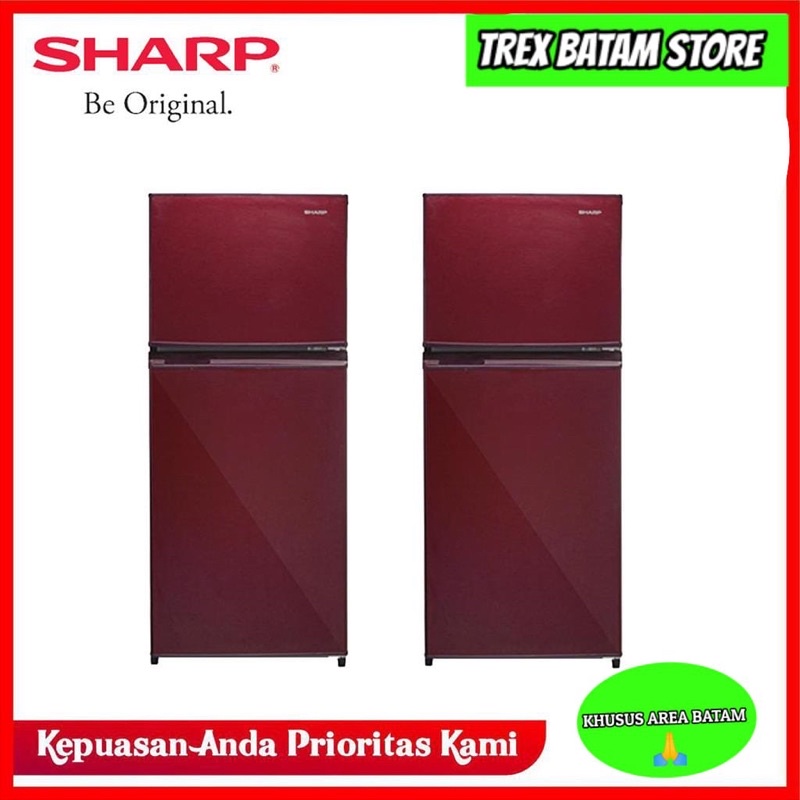 SHARP SJ-195 KULKAS 2 PINTU (BATAM)