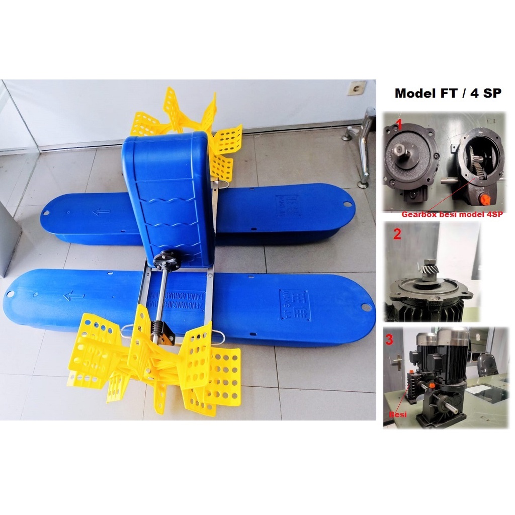 Kincir air tambak 1HP/1Phase 0.75kw/220v