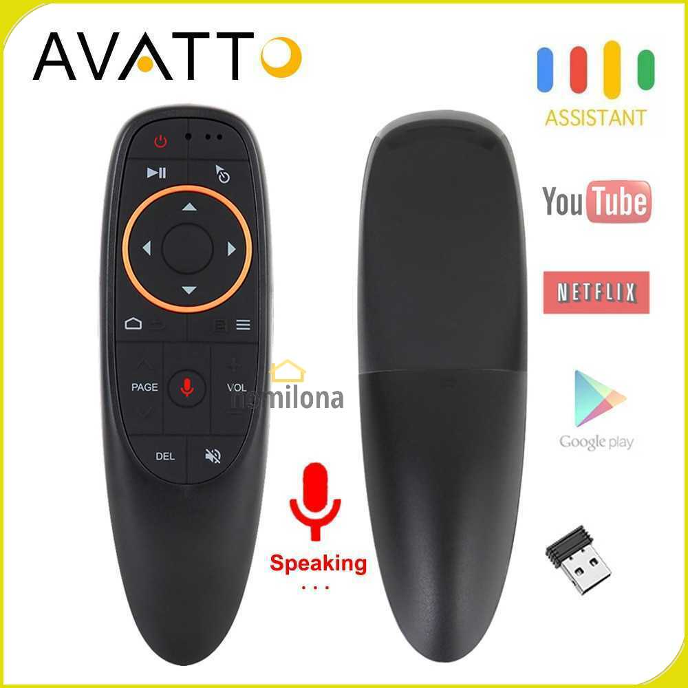 AVATTO Wireless Air Mouse 6 Axis Gyroscope 2.4GHz Voice Control - G10