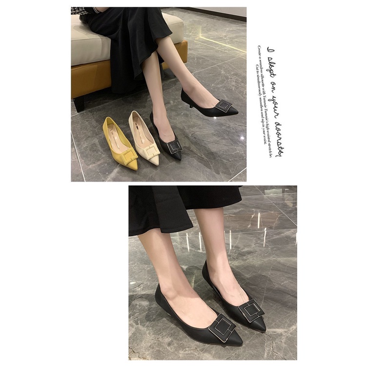 ( AMOUR ) High Heels Wanita Kerja Premium Import Fashion A-282