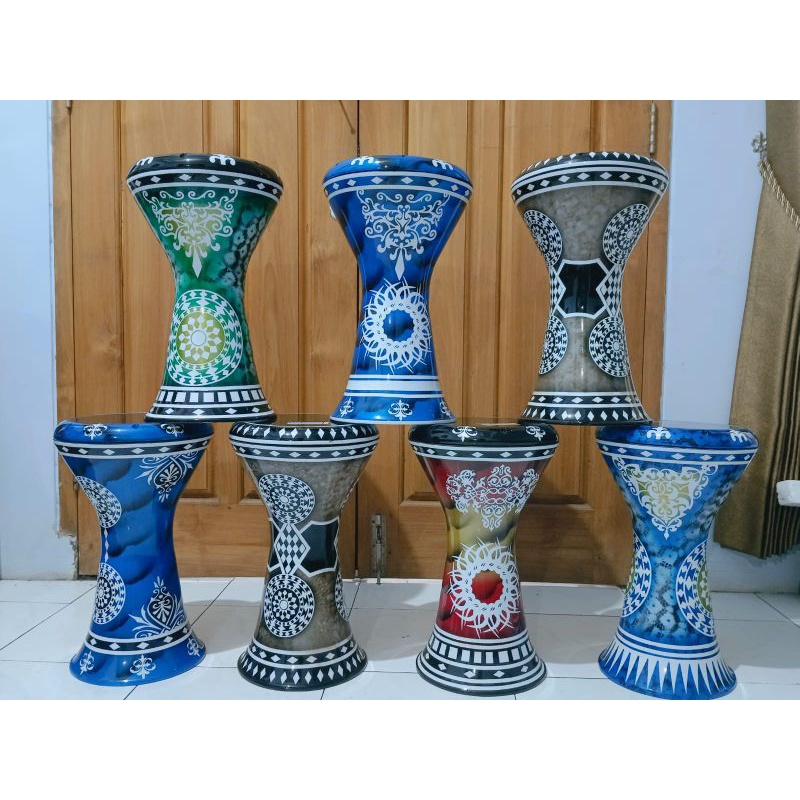 READY DARBUKA UKURAN 8 INCH FULLSET (+Tas dan Kunci L)