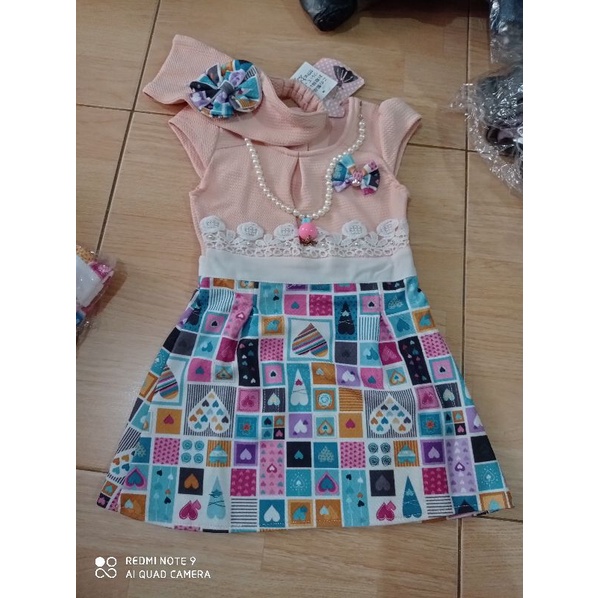 Dress anak perempuan 1 - 2 tahun