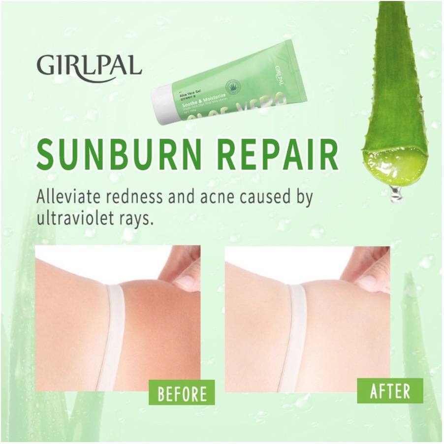 GIRLPAL CENTELLA ASIATICA PEELING/CHARCOAL GEL/ALOEVERA BPOM