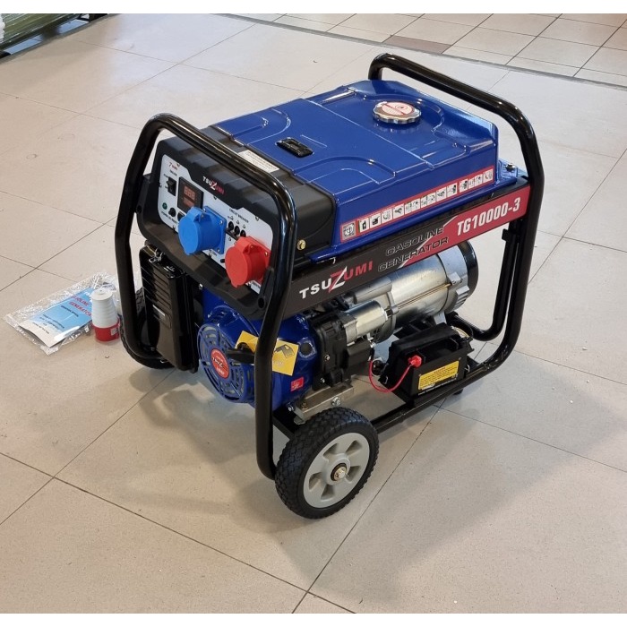 Genset 10 kva 8000 watt 3 phase Tsuzumi TG 10000 -3 , 100% Tembaga AVR