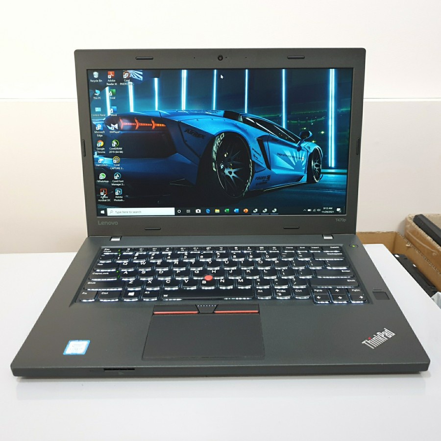 Lenovo Thinkpad T470p Intel Core i7-7820HQ RAM 8GB SSD 256GB Nvidia GeForce 940MX 2GB