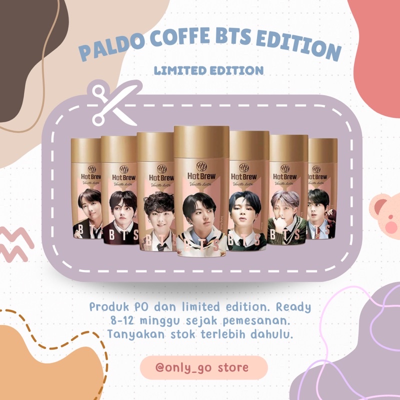 

Paldo x BTS Coffe Hot Brew/Cold Original Korea