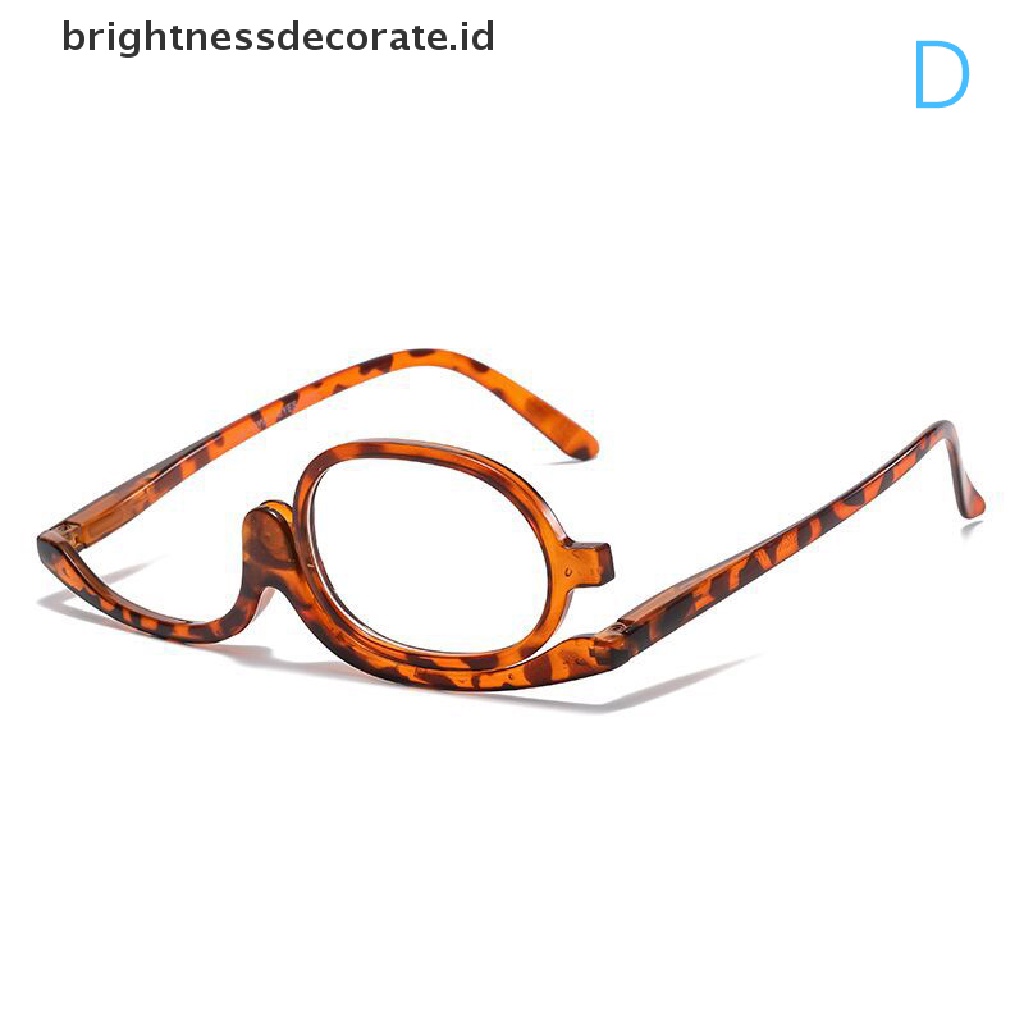 [Birth] Kacamata Baca Makeup Pembesar Flip Down Cosmetic Readers Lipat Rotag Monocle Glasses Presbyopia Glasses Magnifier [ID]