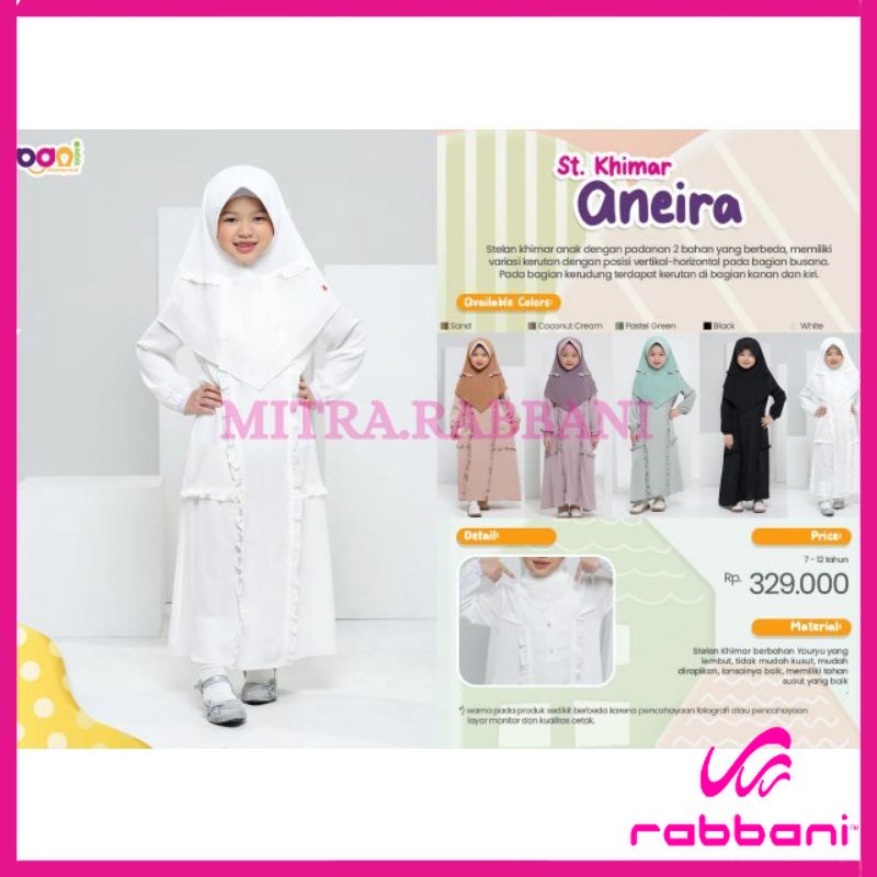 DISKON RABBANI ORI St Khimar Aneira Mitra Rabbani