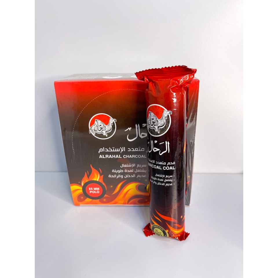 ARANG MAGIC AL RAHAL ARANG WARNA SACHET (10ROLL), Sekali Sulut Langsung Nyala dan Api Besar dan Merata