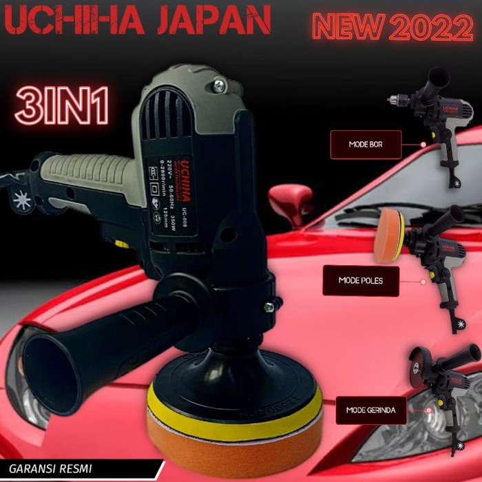 Promo Mesin Poles Mobil Amplas Variable Speed Uchiha Japan Teknologi