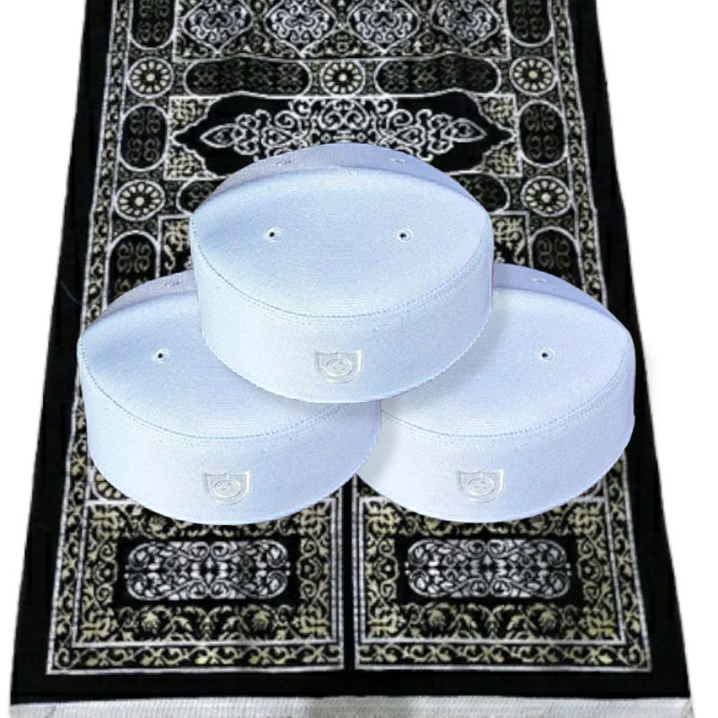 Kopiah Peci Putih Kopiah Songkok Peci Malaysia
