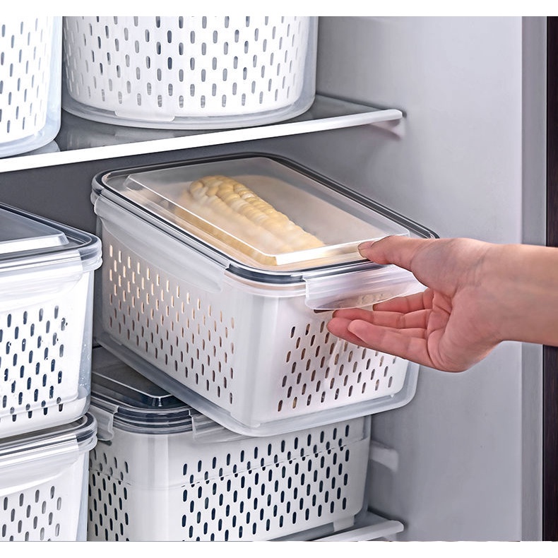 JetCook Kotak Keranjang Pengering Sayuran dan Buah / Kotak Penyimpanan Serbaguna / Food Container Box