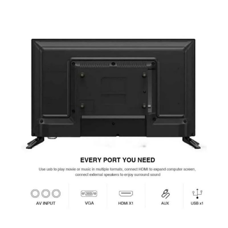 COOCAA LED TV 24 inch 24CTD2000 DIGITAL TV (DVB-T2)
