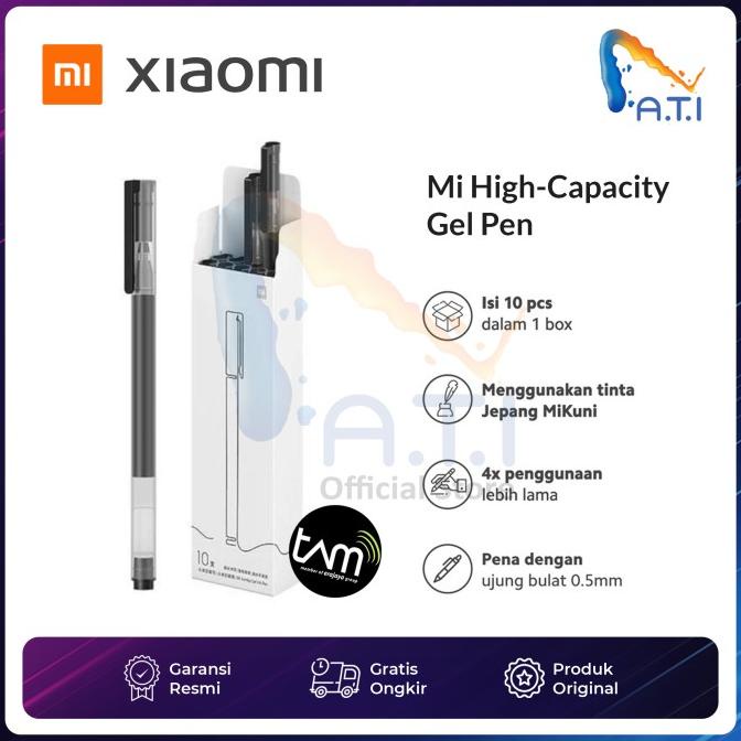 

DISKON XIAOMI Official Mi Pen High Capacity Gel Pen Alat Tulis Stationery