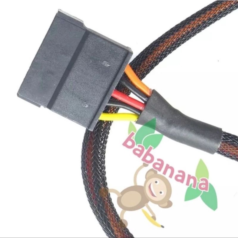 Kabel Power Supply Mini 6 Pin to 2 SATA for DELL 3250 3268 3650