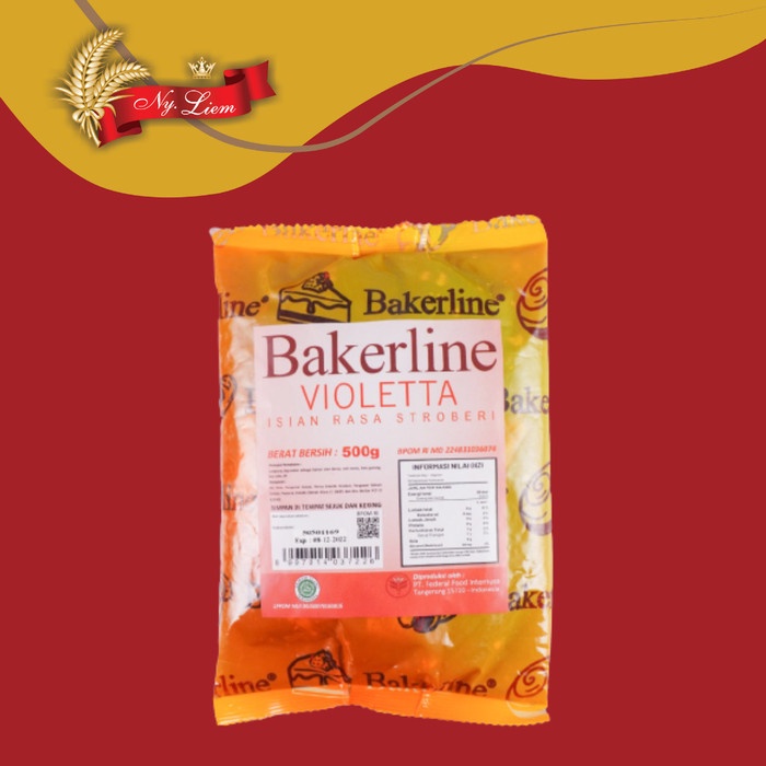 BAKERLINE Violetta Strawberry Filling / Isian / Selai 500 gr