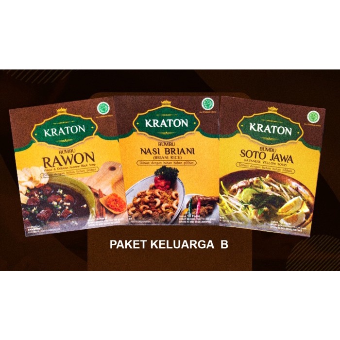 

best produk] Bundling Bumbu Kraton Paket Keluarga B untuk 30 PORSI