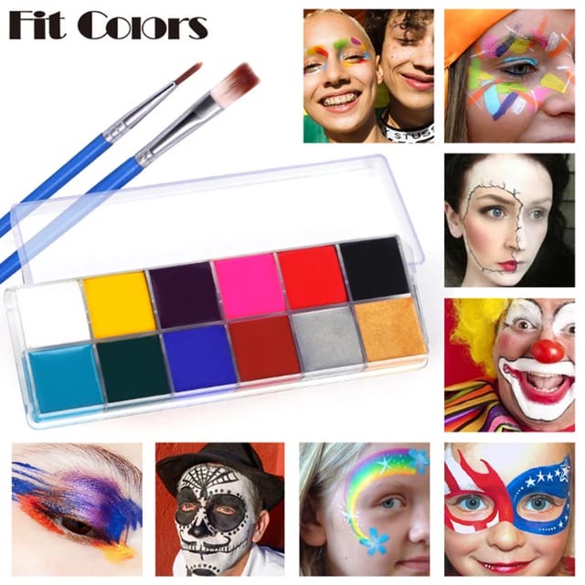 Ready Set Cat Wajah 12 Warna Art Face Painting